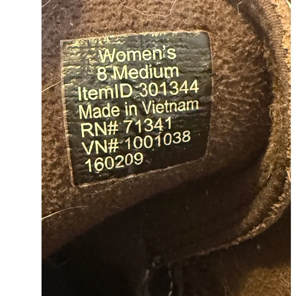 LL Bean Bar‎ Harbor Tek 2.5 Leather Duck Boots Brown Waterproof Womens 8 301344